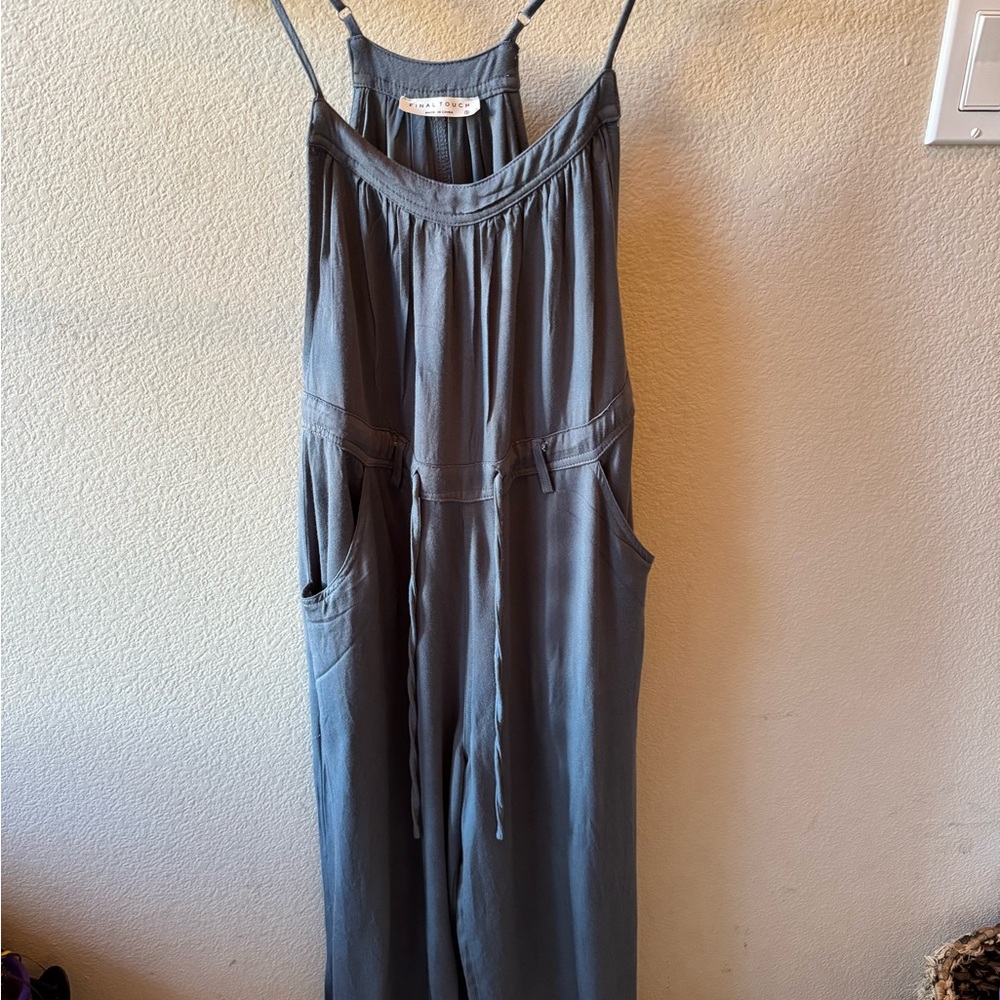 Stylish Stone Blue Jumpsuit